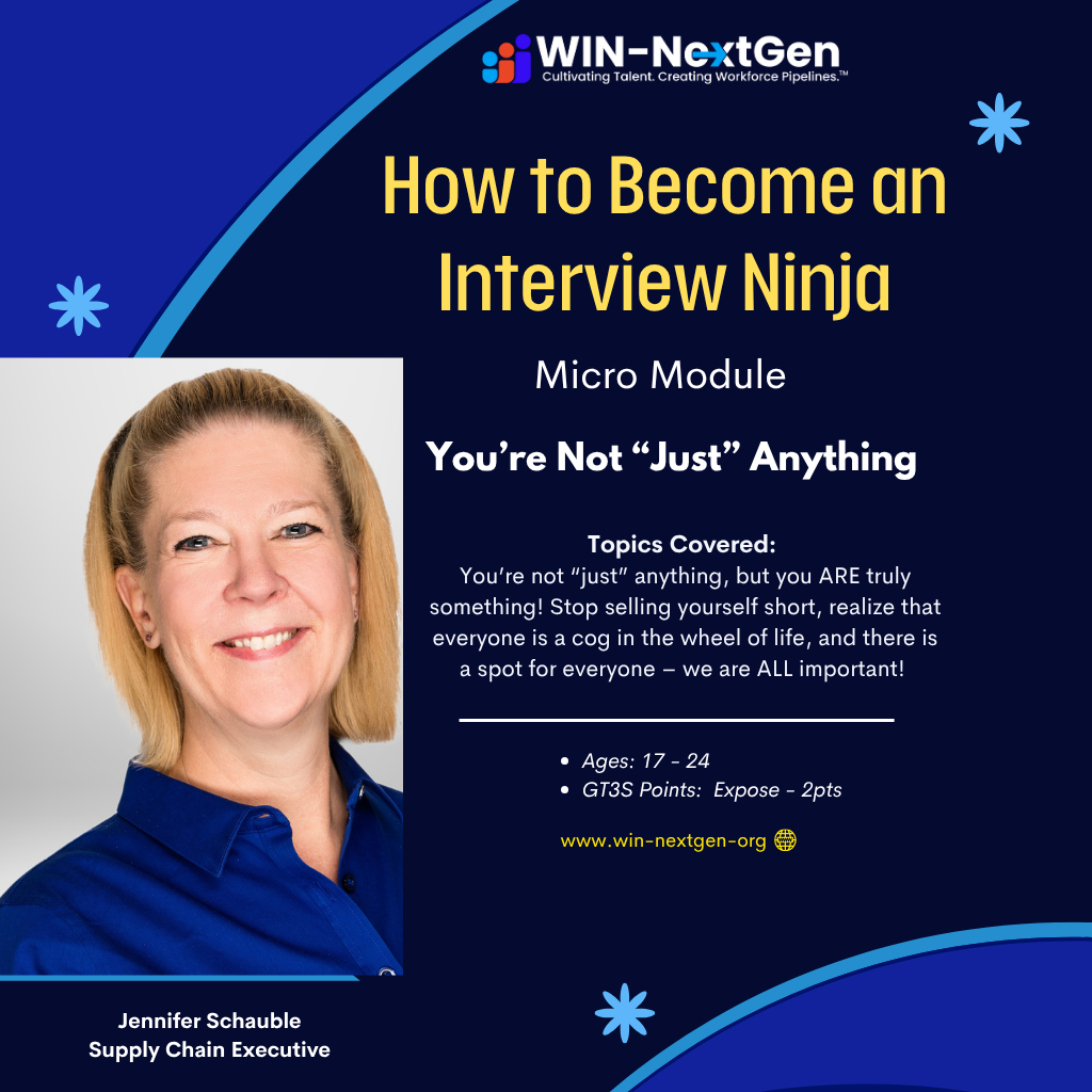 Interview Ninja Your not just anything. Module 1