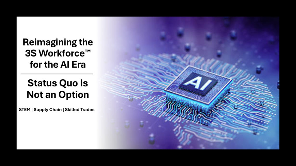 AI Journal Article Featured image with microchip in blue on front.