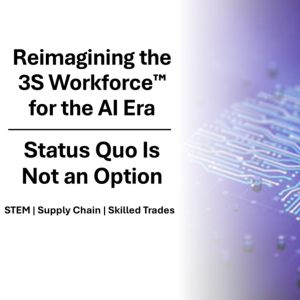 AI Journal Article Featured image with microchip in blue on front.