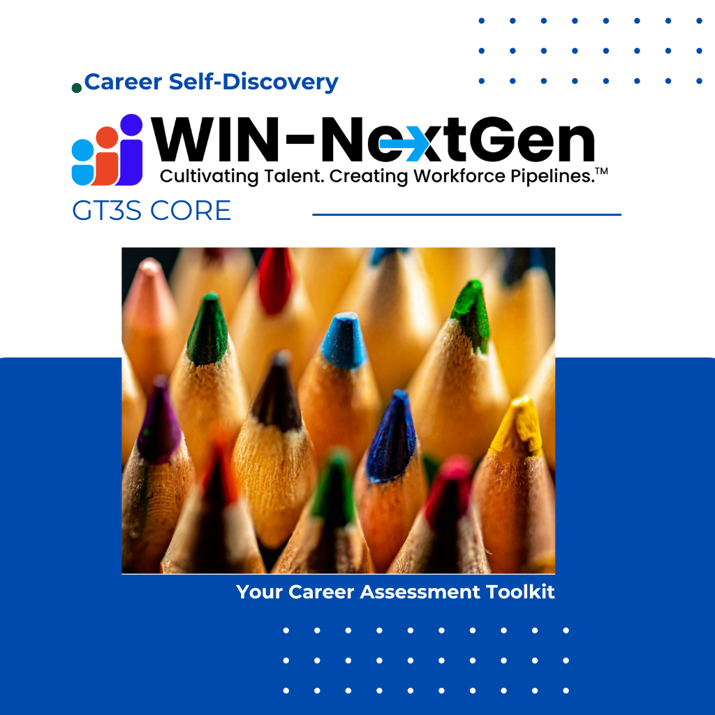 Blue and white image with colored pencils