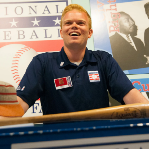 Image of man holding baseball bat