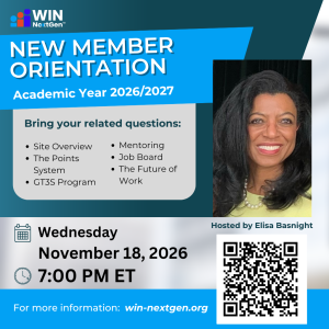 New member orientation, November 18, 2026 feature image with Elisa Basnight featured