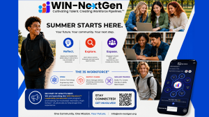 Weekly Message for May 25th, 2026 promoting the Leaderly Pilot with images of teens collaborating
