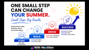 One small step an change your summer