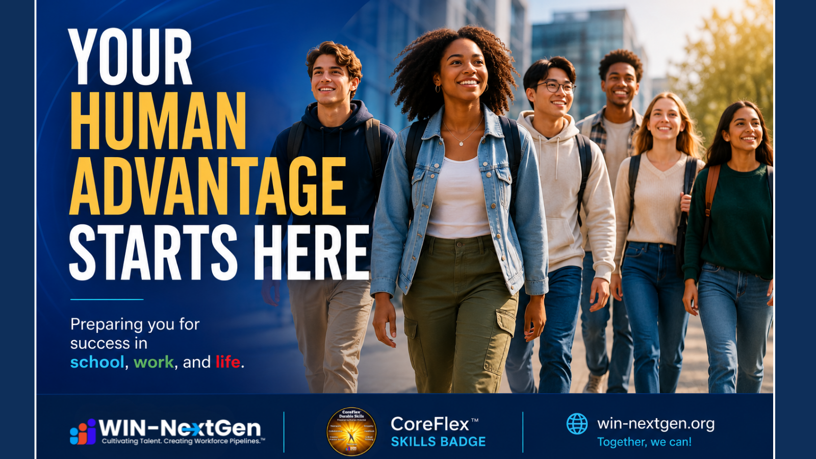 Your Human Advantage Starts Here. Feature image.