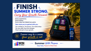 Finish Summer Strong. Carry Your Growth Forward