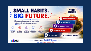 Small Habits, Big Future Weekly Message feature image.